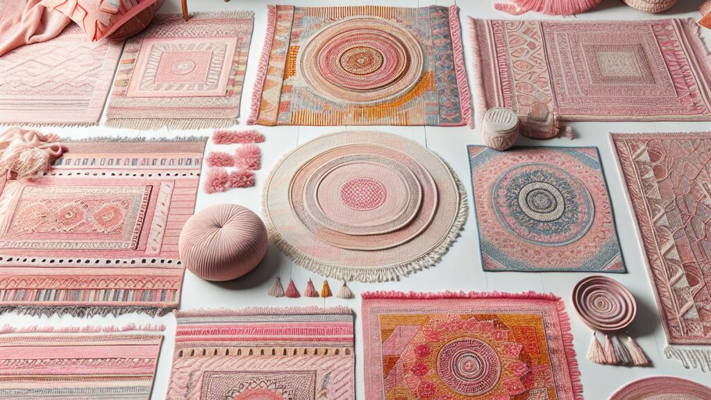 Round Up of Top 10 Boho Chic Pink Rugs to Brighten Your Decor