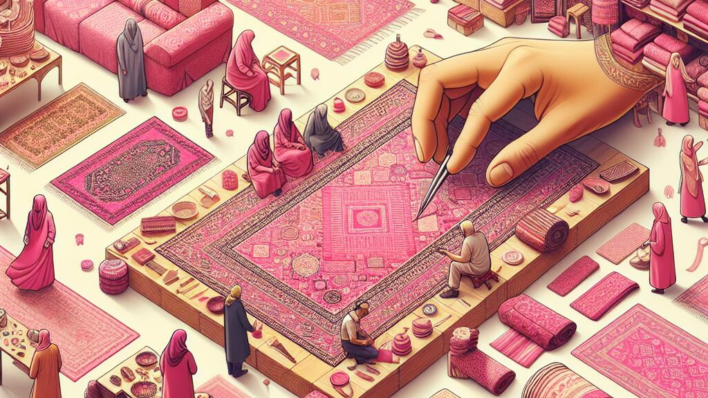 Roundup of the best places to buy ethical handmade pink rugs